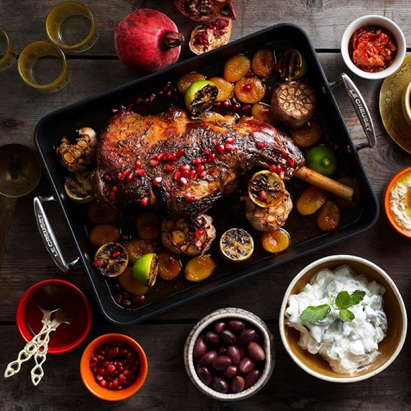 35CM TOUGHENED NON-STICK RECTANGULAR ROASTER