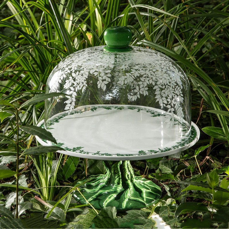 CAKE STAND W/DOME POMUM