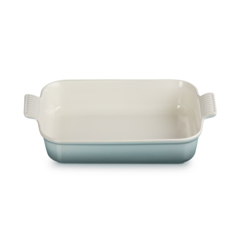 32cm STONEWARE HERITAGE RECTANGULAR DISH - SEA SALT