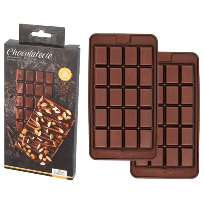 CHOCOLATE BAR MOULD 2-PIECE CHOCOLATERIE
