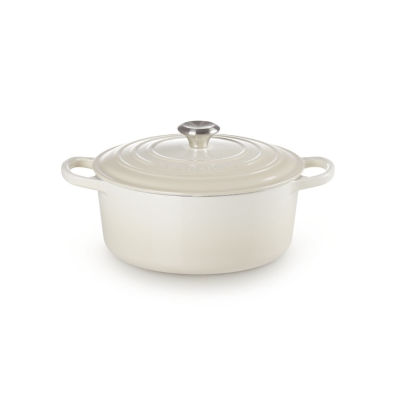 26cm SIGNATURE ROUND CASSEROLE - MERINGUE