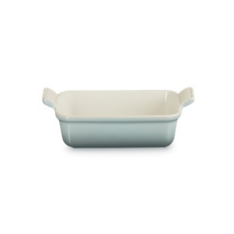STONEWARE HERITAGE RECTANGULAR DISH - 19CM - SEA SALT