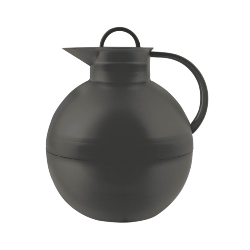0.94L INSULATED KUGEL CARAFE -  ANTHRAZIT TRANSPARENT