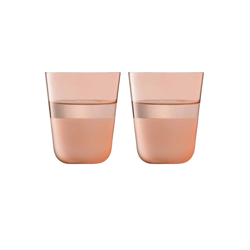 380ml ARC CONTRAST TUMBLER - SET OF 2 - CORAL