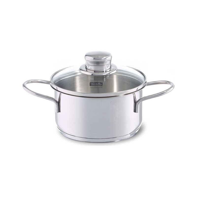 Snack-Set Stew Pot, 12 cm with Glass Lid