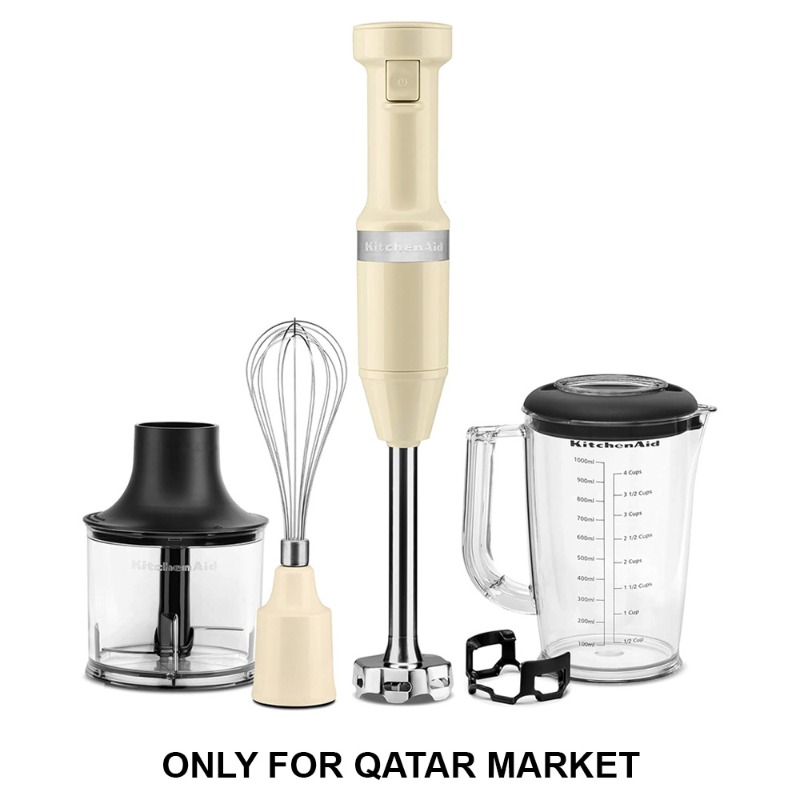 HAND BLENDER WITH ACCESSORIES - ALMOND CREAM