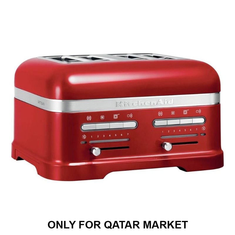 TOASTER 4-SLICE - ARTISAN - CANDY APPLE