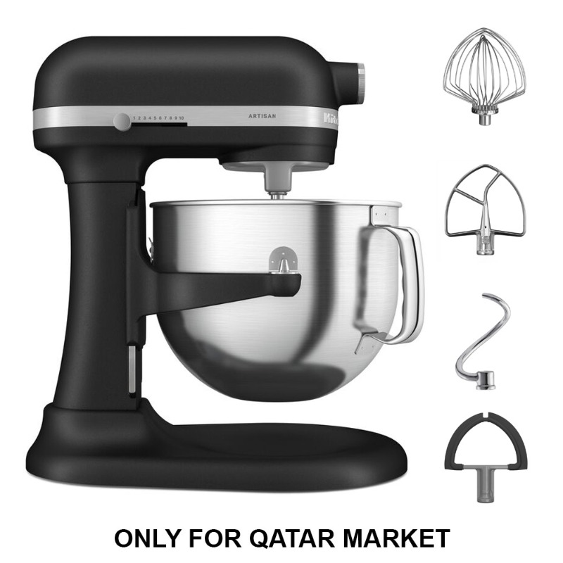6.6L BOWL LIFT STAND MIXER - ARTISAN - CAST IRON BLACK