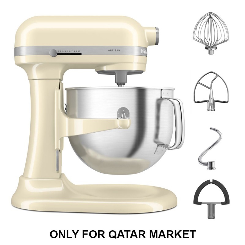 6.6L BOWL LIFT STAND MIXER - ARTISAN - ALMOND CREAM