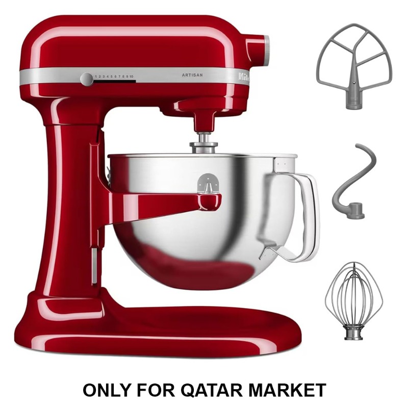 5.6L ARTISAN - LIFT BOWL STAND MIXER - EMPIRE RED