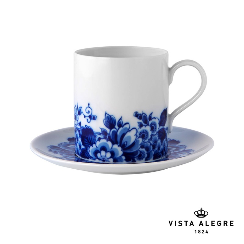 TEA CUP & SAUCER BLUE MING