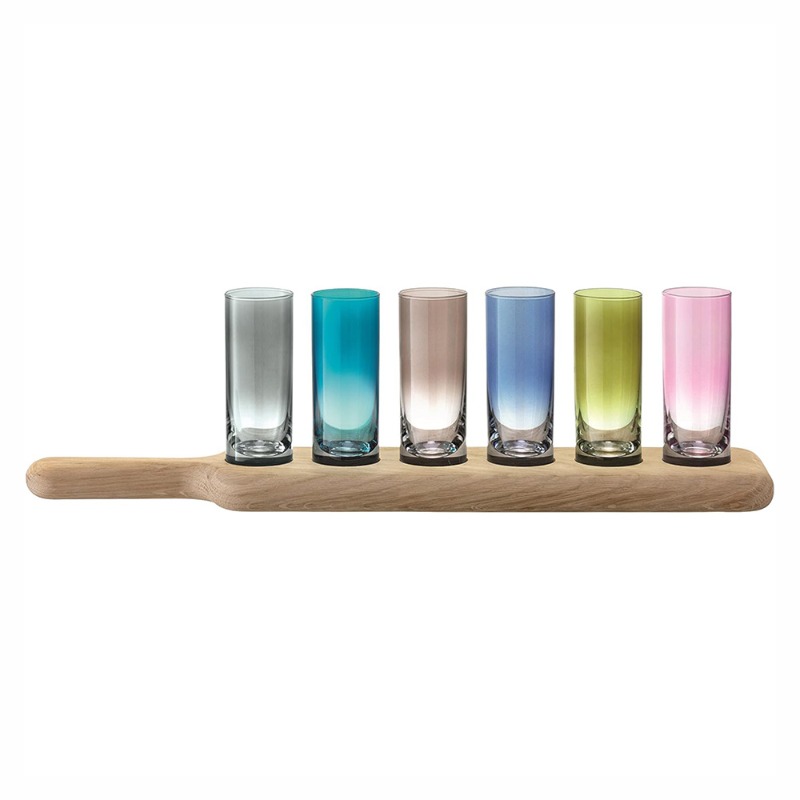 PADDLE VODKA SET & OAK PADDLE