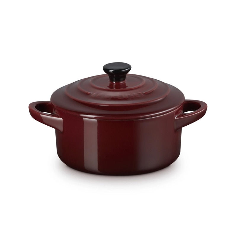 10CM STONEWARE MINI COCOTTE - GARNET