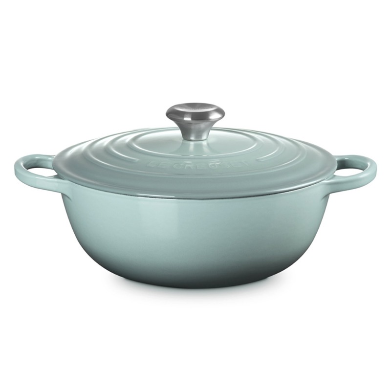 26CM SIGNATURE CAST IRON SOUP POT - SEA SALT