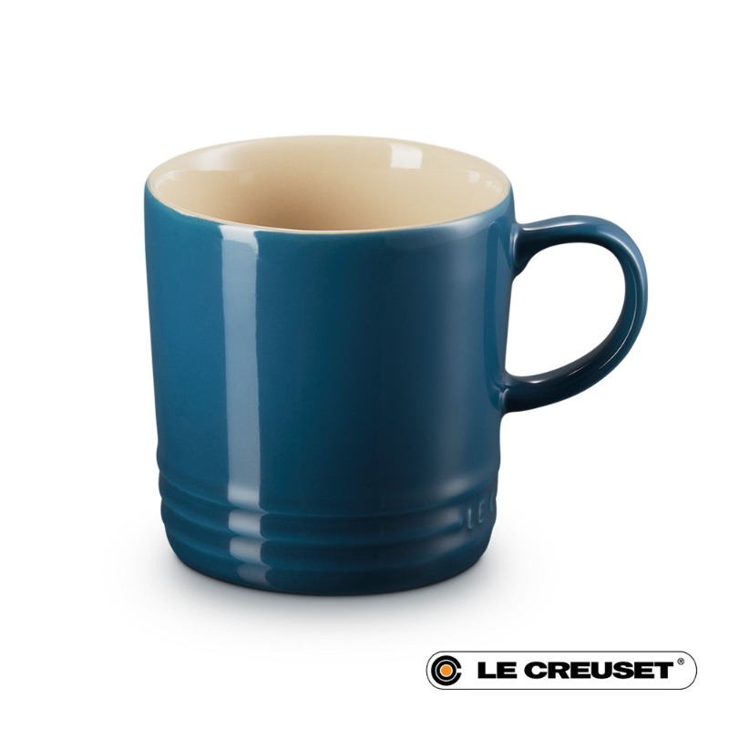 350ML STONEWARE COFFEE MUG - DEEP TEAL