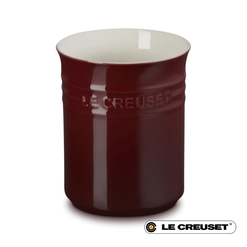 1.0L STONEWARE UTENSIL JAR - GARNET