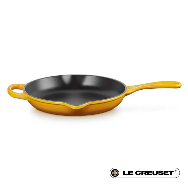 23CM SIGNATURE CAST IRON ROUND SKILLET - NECTAR