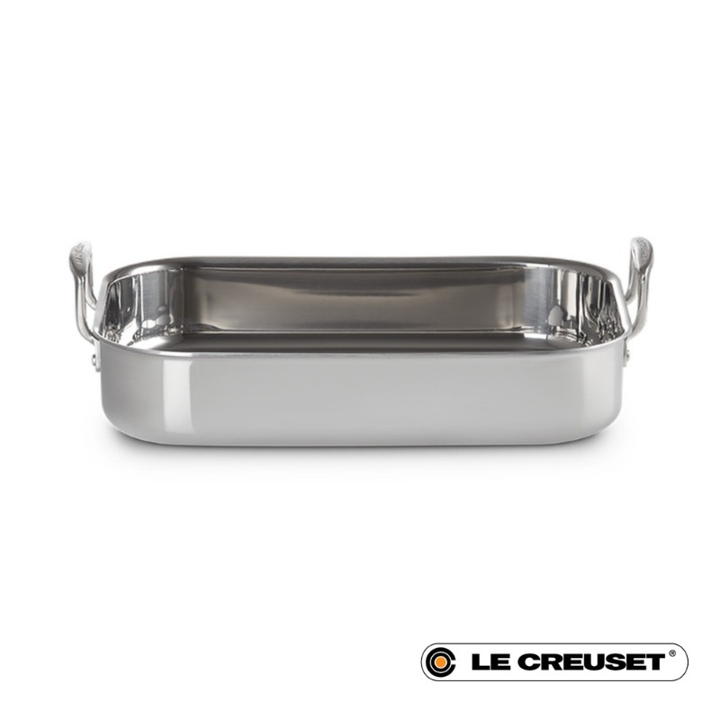 35CM  3-PLY STAINLESS STEEL RECTANGULAR ROASTER
