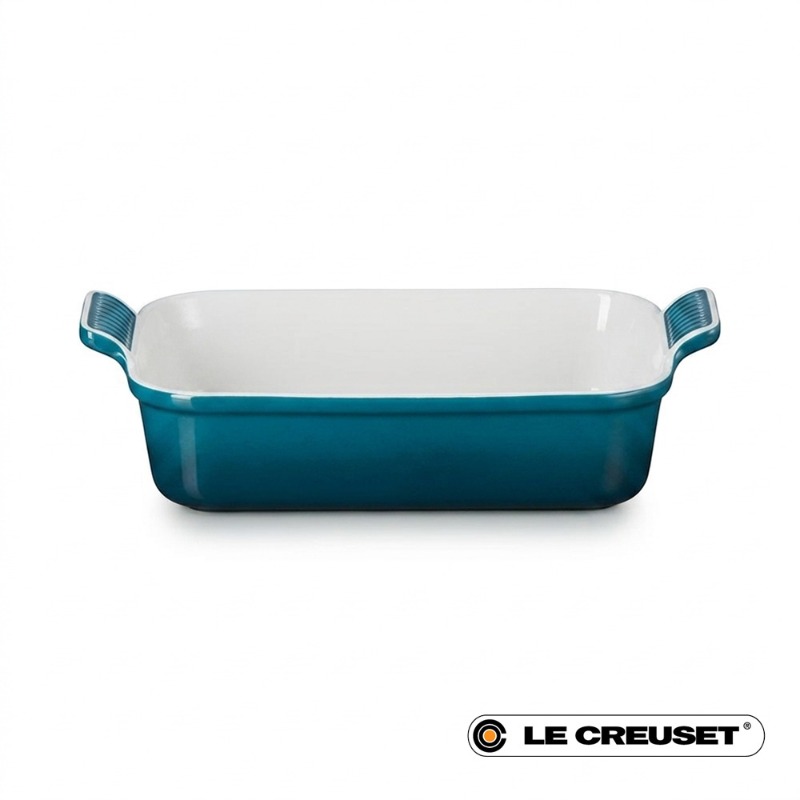 26CM HERITAGE RECTANGULAR BAKING DISH STONEWARE - DEEP TEAL