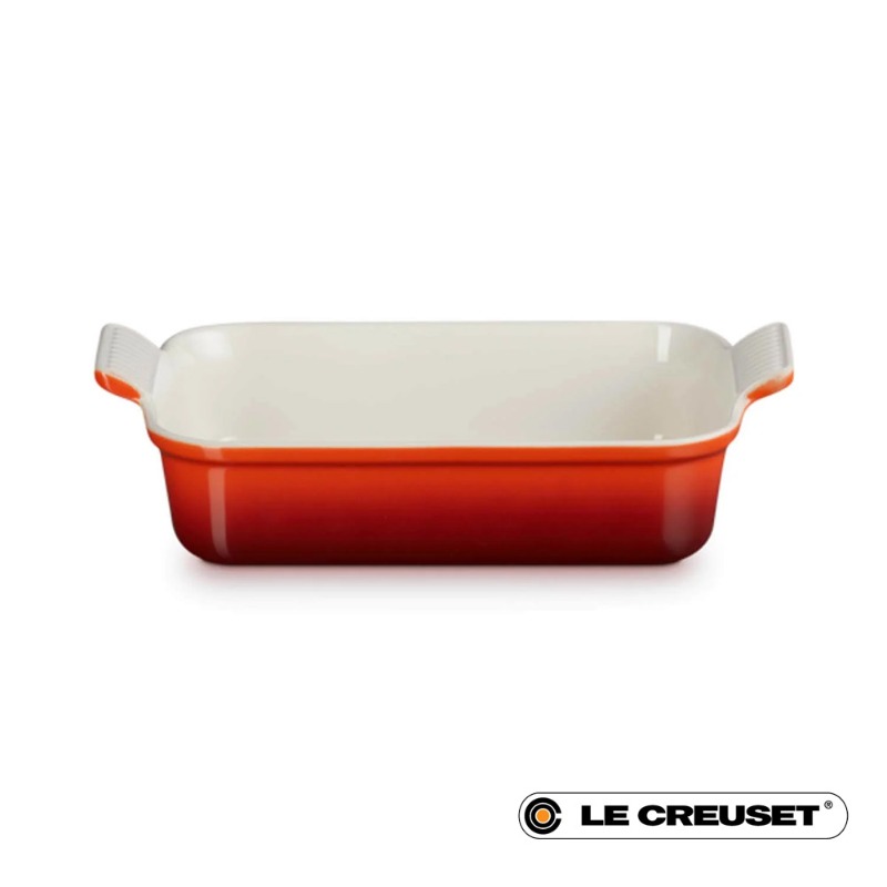 26CM HERITAGE RECTANGULAR BAKING DISH STONEWARE - CERISE