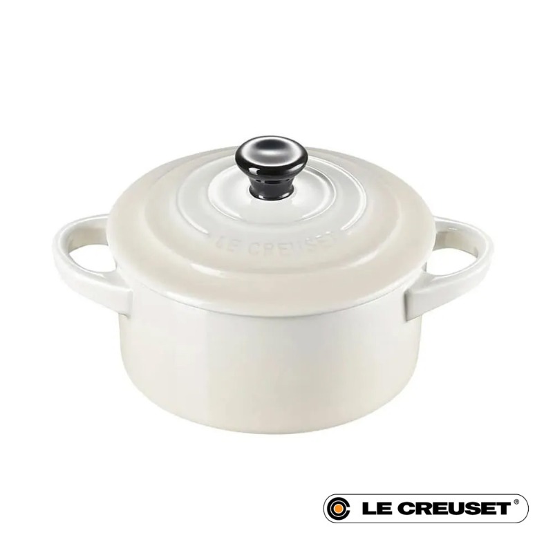 10CM STONEWARE MINI COCOTTE - MERINGUE
