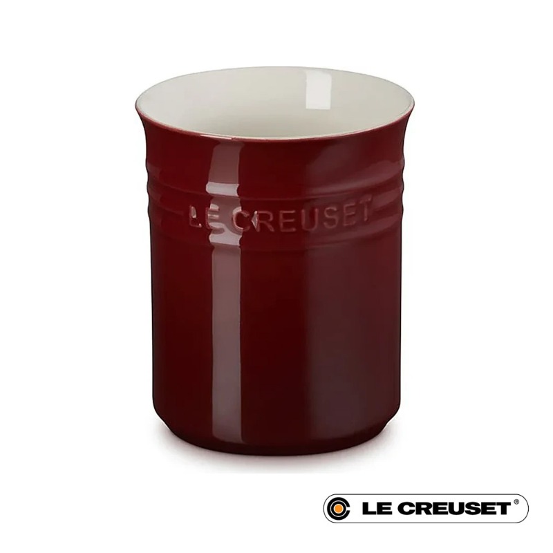 1.0L STONEWARE UTENSIL JAR - GARNET