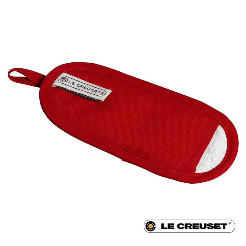 LAYERED TEXTILE HANDLE GLOVE - CERISE