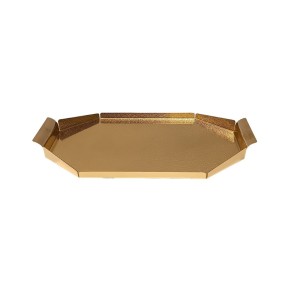 TRAY S/S GOLD PLATED