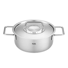 PURE CASSEROLE 24CM WITH METAL LID