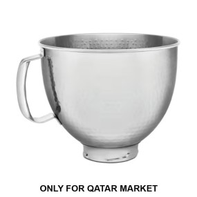 4.8L STAINLESS STEEL MIXING BOWL - HAMMERED