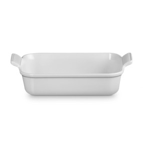 HERITAGE RECTANGULAR DISH WHITE