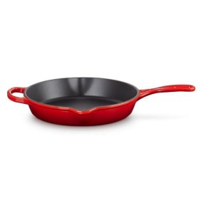 26CM SIGNATURE CAST IRON ROUND SKILLET - CERISE