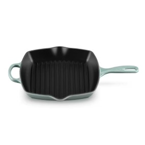 26CM SIGNATURE CAST IRON SQUARE GRILLIT - SEA SALT