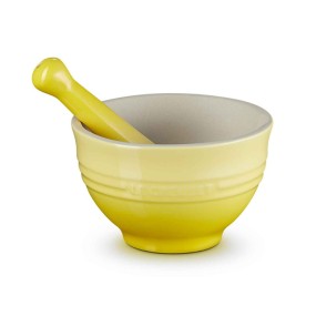 300ML STONEWARE MORTAR & PESTLE - SOLEIL