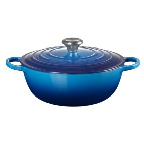 26CM SIGNATURE CAST IRON SOUP POT - AZURE