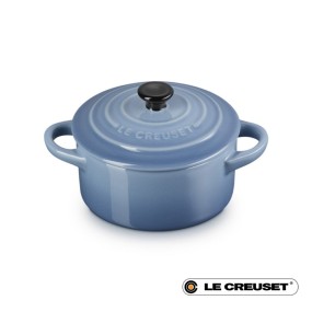 10CM STONEWARE MINI COCOTTE - CHAMBRAY