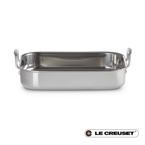 35CM  3-PLY STAINLESS STEEL RECTANGULAR ROASTER