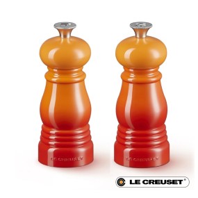 PETITE SALT & PEPPER MILL SET - VOLCANIC