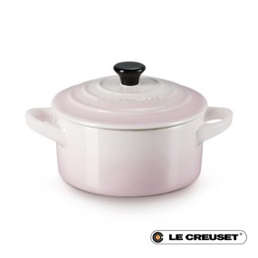 10CM STONEWARE MINI COCOTTE - SHELL PINK