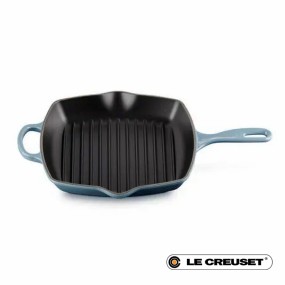 26CM SIGNATURE CAST IRON SQUARE GRILLIT - CHAMBRAY