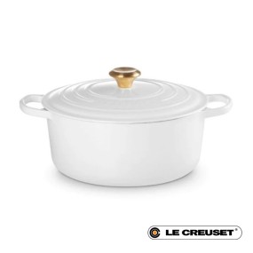 28CM SIGNATURE ENAMELLED CAST IRON ROUND CASSEROLE...