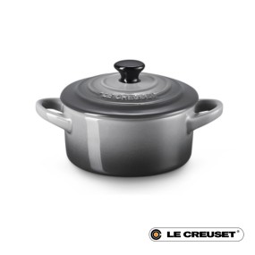 10CM STONEWARE MINI COCOTTE - FLINT